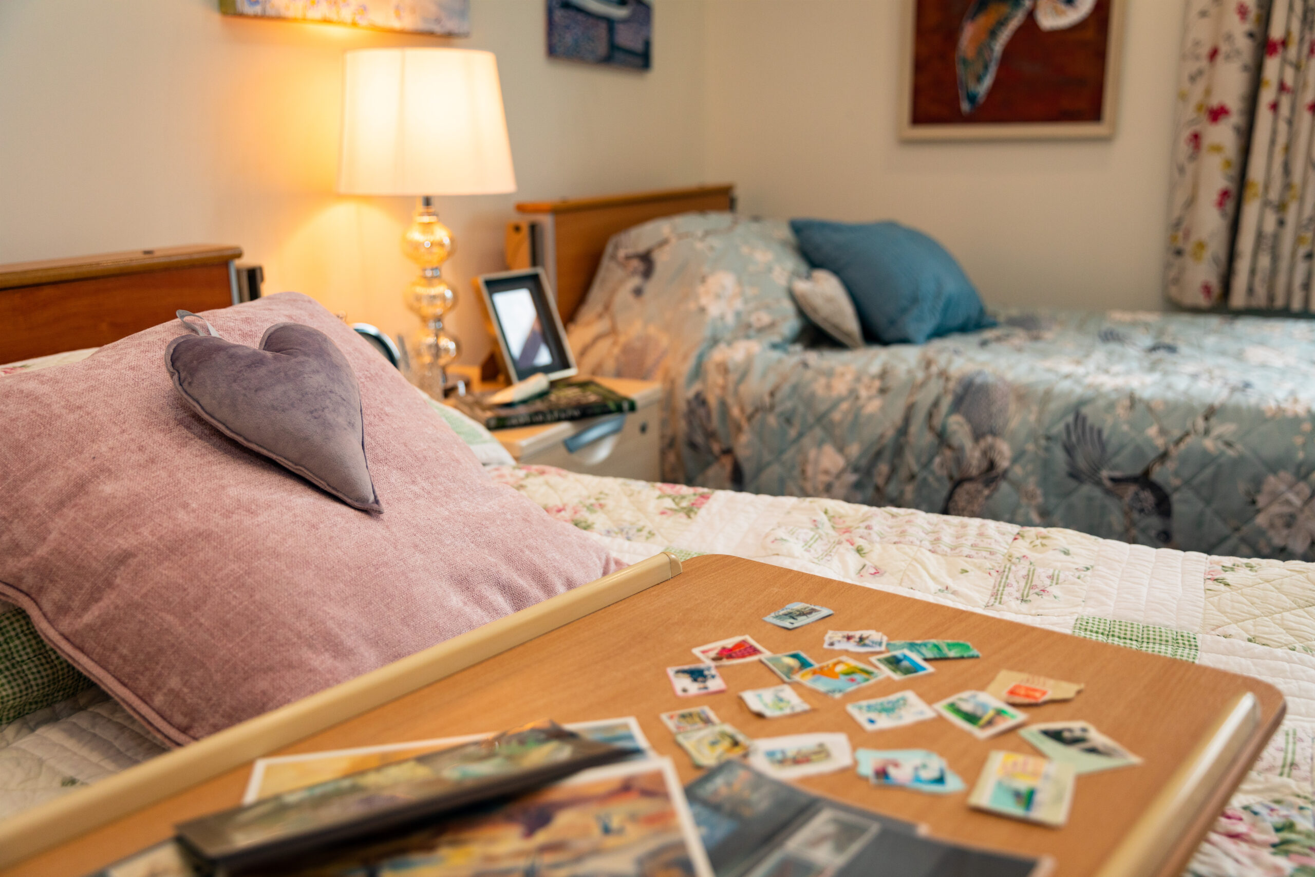 bedroom with two beds in