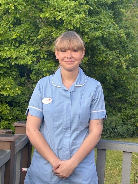 Tilly Fury care assistant