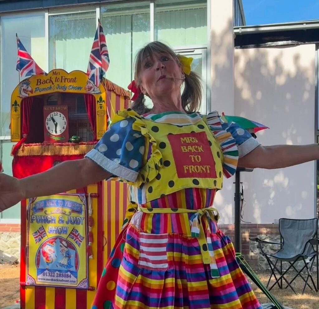 entertainer at summer fayre garden party